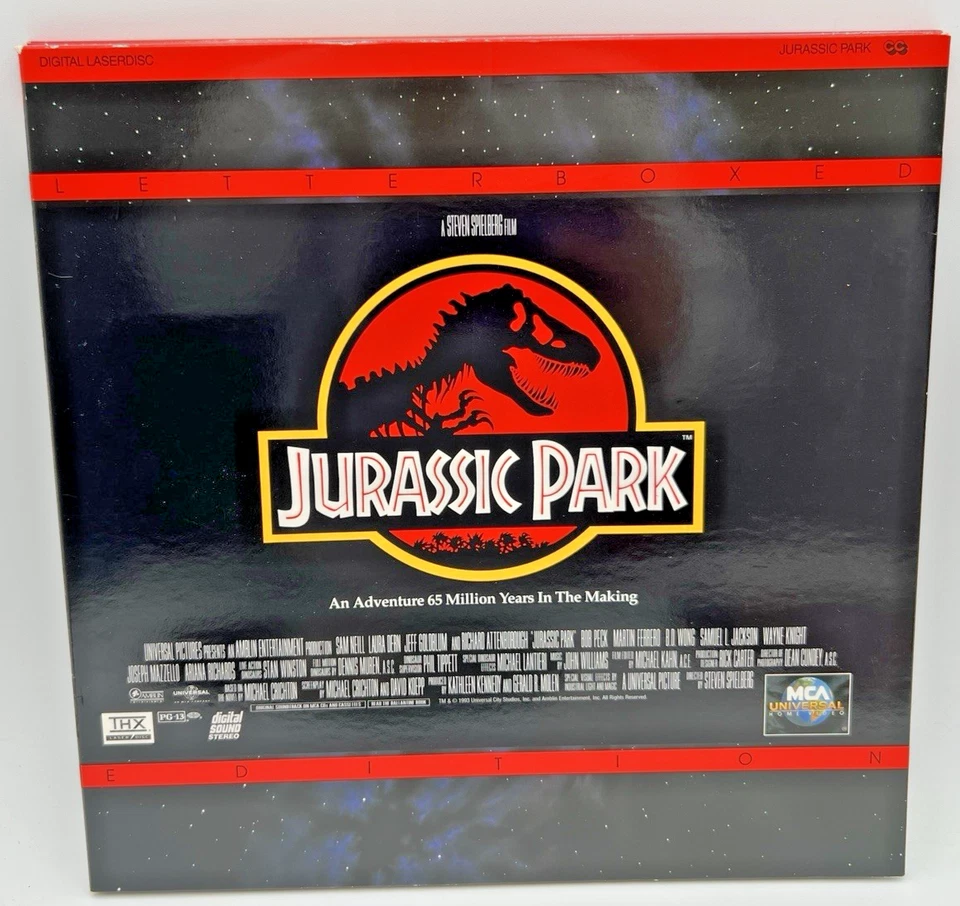 JURASSIC PARK LETTERBOXED & THE LOST WORLD WIDESCREEN LASERDISC LD Foto 2 de 4