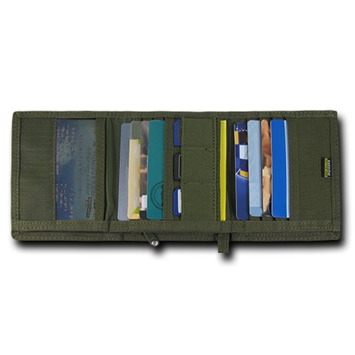 USA Flag Trifold Wallet – Tactical Camo Military Patriotic Money Holder (RAPDOM) - Picture 28 of 40