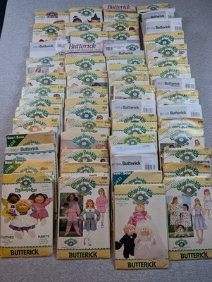 Vintage Cabbage Patch Kids Clothes Butterick Sewing Patterns Over 55 