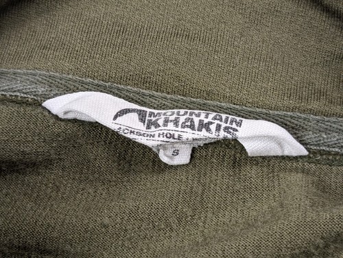 Mountain Khakis Rendezvous 1/4 Zip Men Small Merino Wool Base Layer Green Wandern - Bild 5 von 14