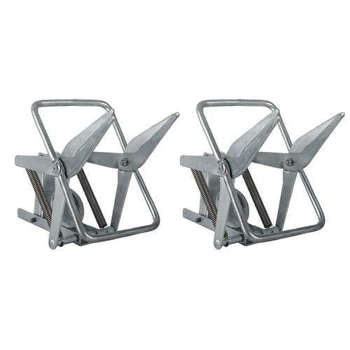 (2 Pack Easy Set Mole Traps Easy One-Step, Out-of-Sight, Galvanized Steel Sol... - Picture 6 of 9