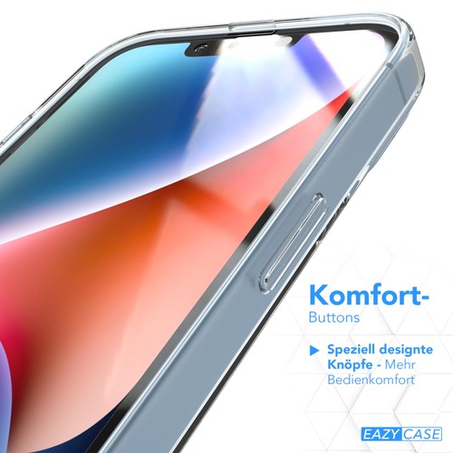 EAZY CASE Premium Schutzhülle Silikon Handyhülle Cover Tasche Slim Transparent - Bild 4 von 14