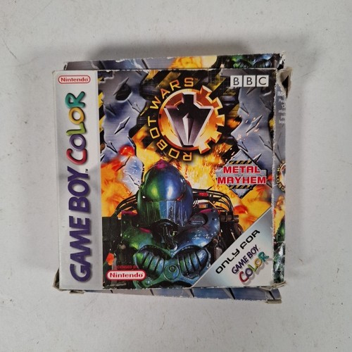 Robot Wars Metal Mayhem Nintendo Gameboy Color Videojuego Manual PAL En Caja - Imagen 2 de 7