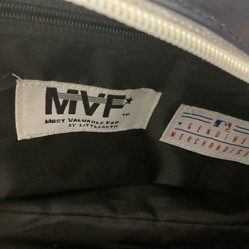 NY Yankees Official MLB Blue/White MVF By Littlearth Pleather Purse/Handbag - Picture 7 of 11