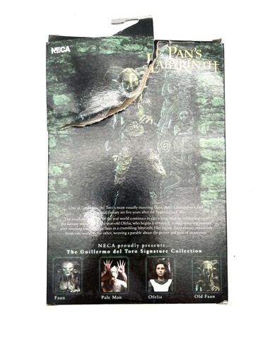 Figura Fauno Antiguo Laberinto del Pan NECA Serie Guillermo del Toro con Caja Dañada - Imagen 3 de 9