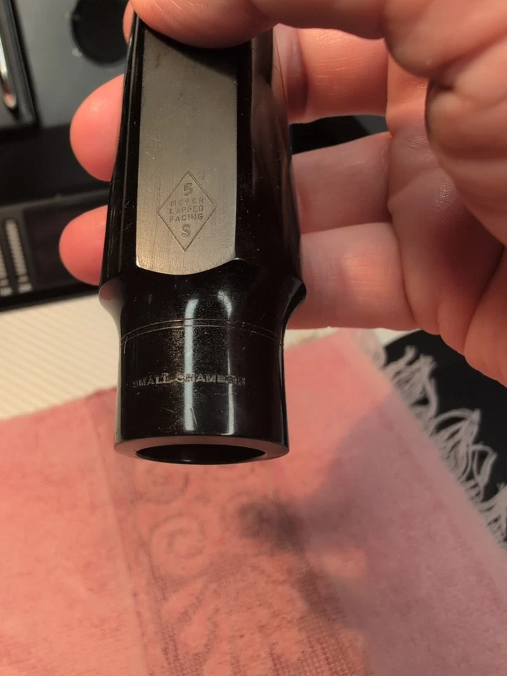 Boquilla de saxofón tenor Meyer 5 cámara pequeña Foto 3 de 4