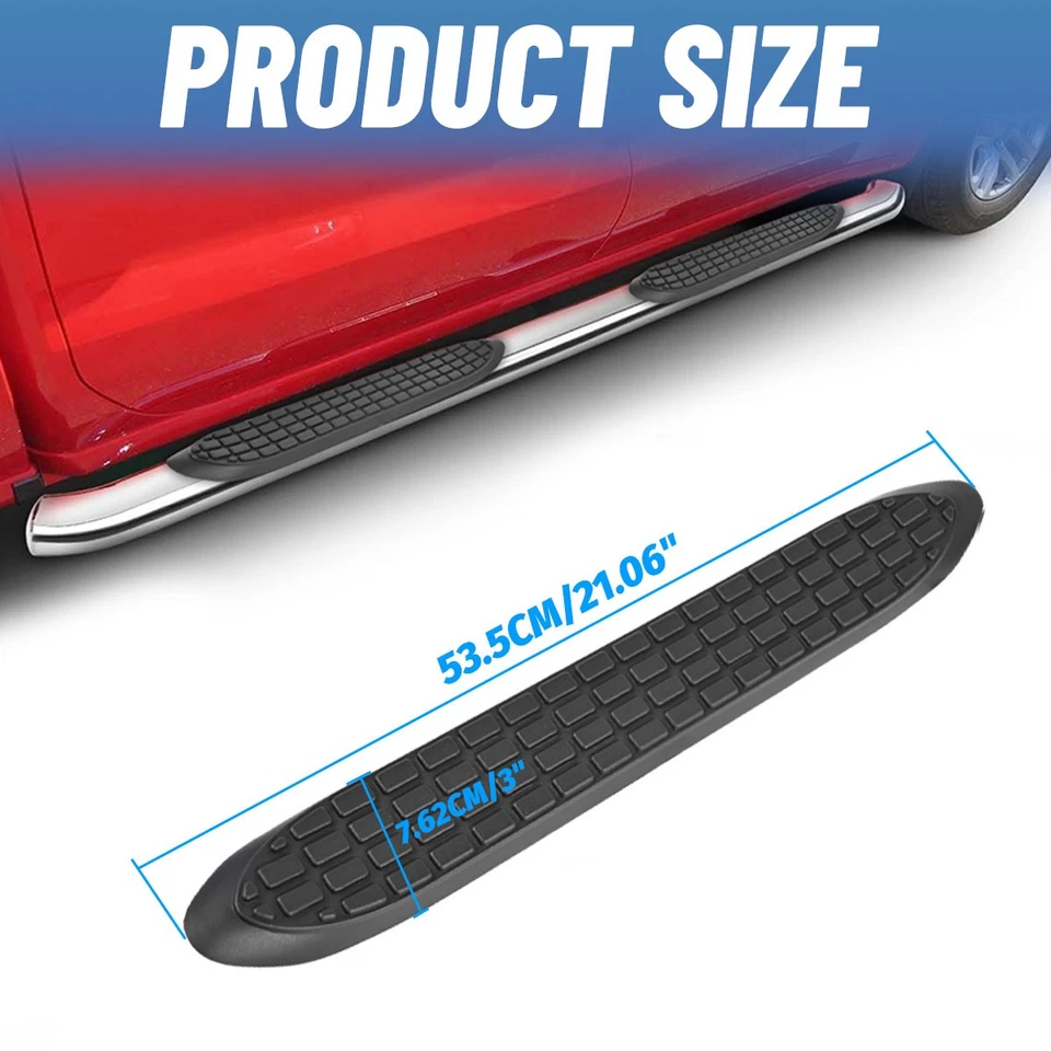 Replacement Step Pads for WSP001KIT 3" Round Nerf Bars Molding 4Pcs RH & LH - Image 3 of 4