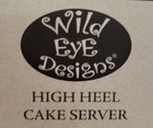 Wild Eye Designs High Heel Cake Server Stainless Steel With Magnetic Heel 9 Inch