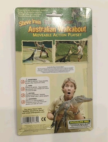 Steve Irwin bewegliches Action Spielset 2005 neu im Paket aus Wild Republic - Bild 4 von 4