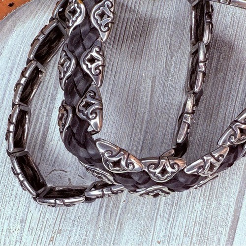 Cintura Brighton metallo e pelle 91803 taglia xl accessori - Foto 5 di 9