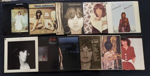 Linda Ronstadt 11 Vinyl LPs Lot: Home Grown, Don't Cry Now, Heart Like a Wheel
