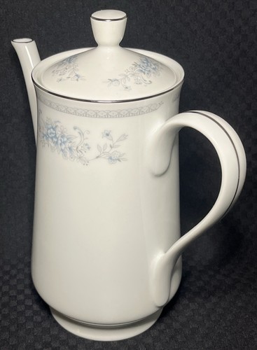 American Limoges Salem Heritage Bridal Bouquet China Coffee Pot 9-1/2" Floral - Picture 5 of 13