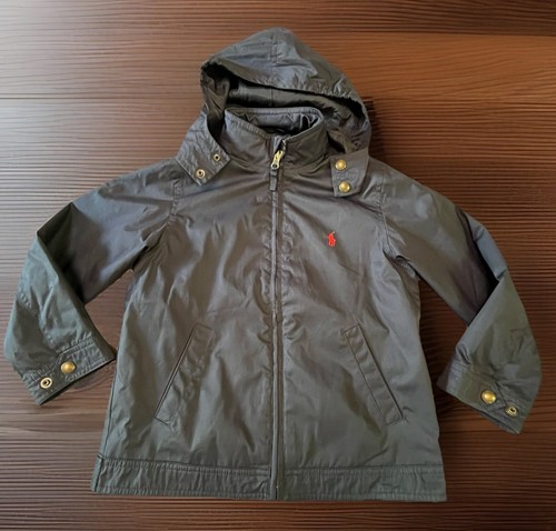 Child Polo Ralph Lauren Size 6 Boys Windbreaker Jacket Navy Blue Hooded