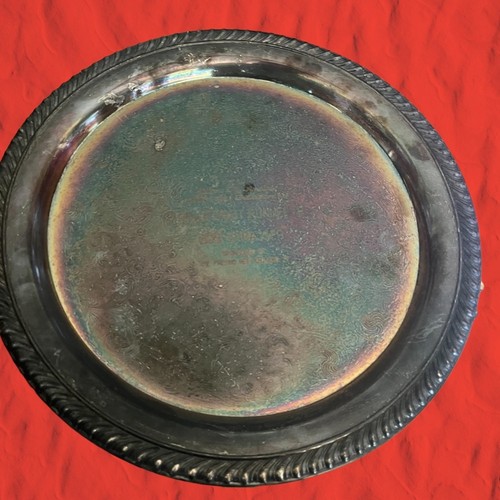 Vintage Decorative / Use Silver Platter Fresno City Amateur Golf Championship - Picture 4 of 6