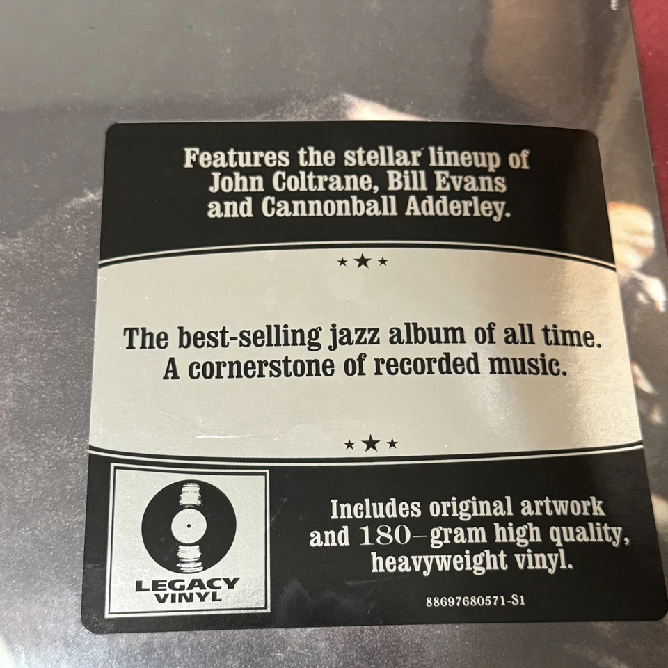 Miles Davis - Kind of Blue Vinyl LP 180 Gram - 2010 Legacy Reissue John Coltrane - Image 2 of 4