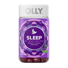 OLLY Sleep Gummies Melatonin Nighttime Sleep Aid 110 Ct Fast Acting LARGE BOTTLE