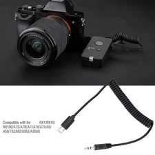 Hot RM-VPR1 3.5mm/2.5mm S2 Shutter Release Cable For A7Iii A9/A99 Ii A7 Ii