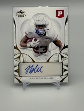 2024 LEAF TRINITY JAYDON BLUE AUTOGRAPH ROOKIE BA-JB2 DALLAS COWBOYS PROSPECT RC
