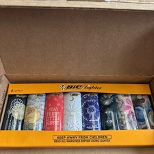 BIC Special Edition Series Lighters 8 Pack New