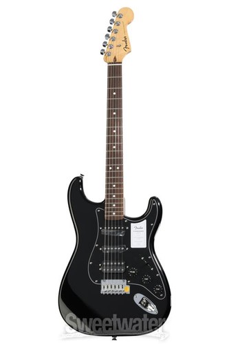 Fender Standard Stratocaster HSS Electric Guitar - Black - Picture 2 of 7