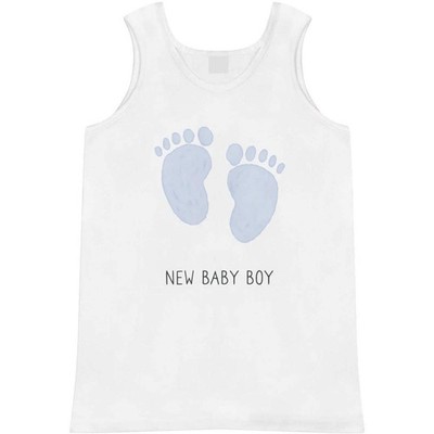 Trägershirt/Tanktop ''Neu Baby Junge'' für Erwachsene (AV063776)