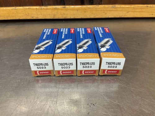 DENSO U-Groove Spark Plugs (x4); #T16EPR-U15 5023. OE Performance. JZ01 - Picture 6 of 7