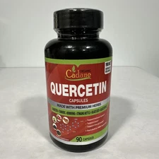 Cadane Quercetin capsules - immune & joint health, exp 7/2027