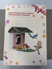 Bird Feeder with Camera-2K Live Video, Solar-Powered, Smart AI Identify Birds, 2