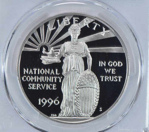 1996-S National Community Service Commemorative Dollar PR69 DCAM PCGS - Picture 3 of 5