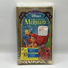 The Little Mermaid - New Sealed! VHS Disney Tape Masterpiece Special Clamshell