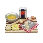 Miniature Furniture Pastry Making Table Bread Board Toy