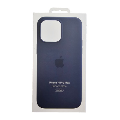 Silicone Case Storm Blau Iphone 14 Pro Max MagSafe