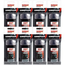 8x 100ml SONAX Gummipflegemittel Gummi-Pfleger mit Schwammapplikator 03400000