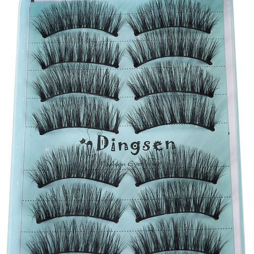 Fluffy Natural Long Lash Extension Tools 3D Faux Mink Hair False Eyelashes - Picture 8 of 25