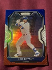 2021 Panini Prizm Prizms Red White and Blue #3 Kris Bryant Chicago Cubs