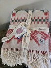 1843 Barker Textiles 100% New Zeeland Wool Throw Ski Lodge Cabin Folk Colored 