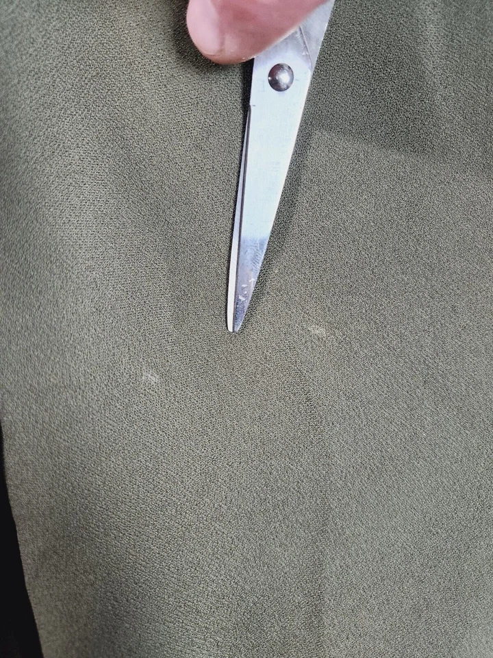 Madewell Wide Leg Pants Size M Polyester Kale Green - Image 2 of 4