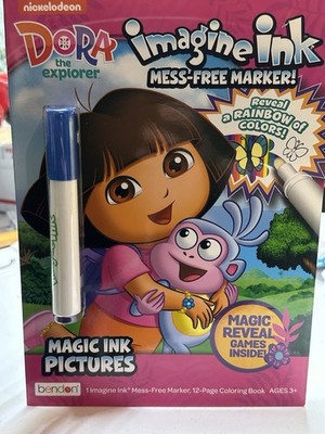 Imagine Ink Magic Ink Coloring Book* Dora The explorer Mess-free Book