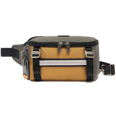 Tumi Mens Platoon Sling Bag Golden Brown - NWT $325 | eBay