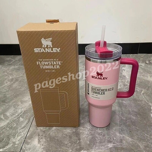40oz Stroh Kaffee Isolierung Cup W/Griff Tragbare Edelstahl Wasserflasche - Bild 4 von 16