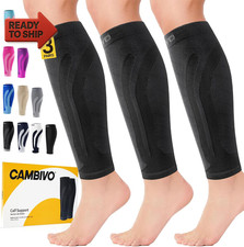 3 Pairs Calf Compression Sleeve for Women and Men , Leg Slee