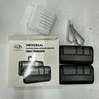 Gonat Universal Garage Door Opener Remote 2 Pack For 5 Color Learn Buttons