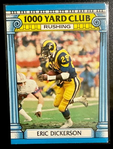 1987 Topps 1000 Yard Club Eric Dickerson Football Karte #1 - Bild 1 von 2