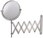 Gatco Satin Nickel 26 1/2" x 15 1/2" Accordion Wall Mirror