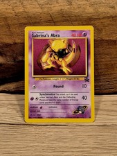🇬🇧 Sabrina's Abra Non-Holo - 19/52 Wizards Black Star Promo - Excellent 