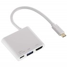 Hama Usb-C 3.1 USB - Hub HDMI Adaptateur 4K Écran TV PC Aussi pour Thunderbolt