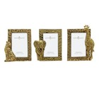 Safari Animals Mini Frame Set/Set of 3 / 2x3 In | For Tabletop Display | Perf...