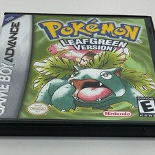 Pok mon LeafGreen Version For Gameboy Advance Fan Made Cover Art DS Case Only