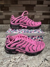 Nike Air Max Plus TN Pink Black Women Size 8 Sneakers