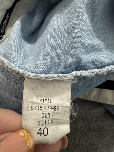 Polo Ralph Lauren Mens Size 40x9" Classic Fit Chino Shorts Chambray blue - Picture 8 of 11